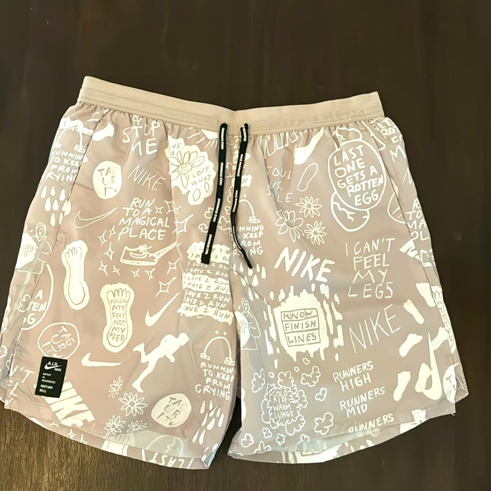 New Nike X Nathan Bell Running Shorts Medium flex stride a.i.r
